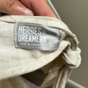 Cream linen jumper